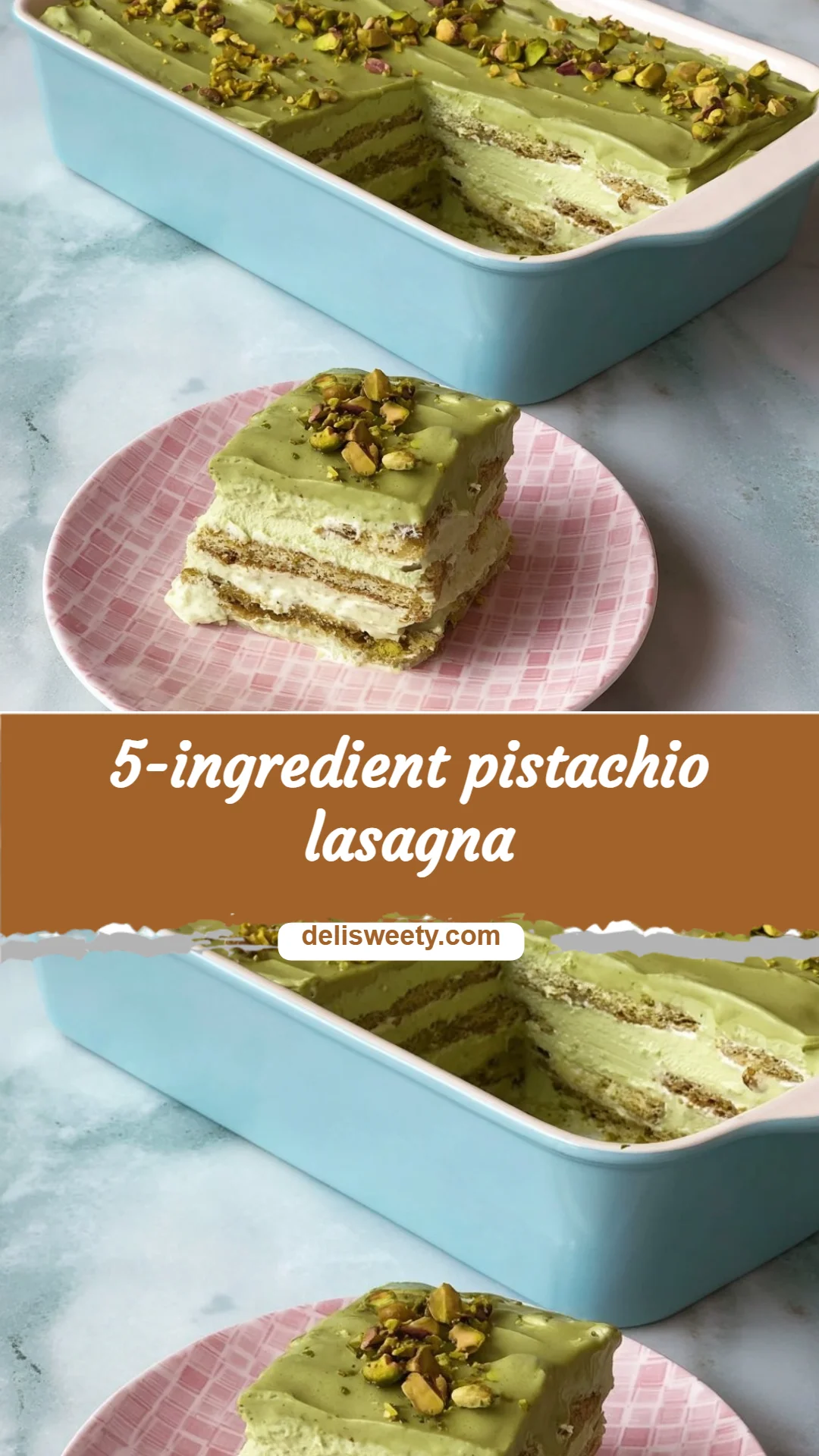 5-ingredient pistachio lasagna