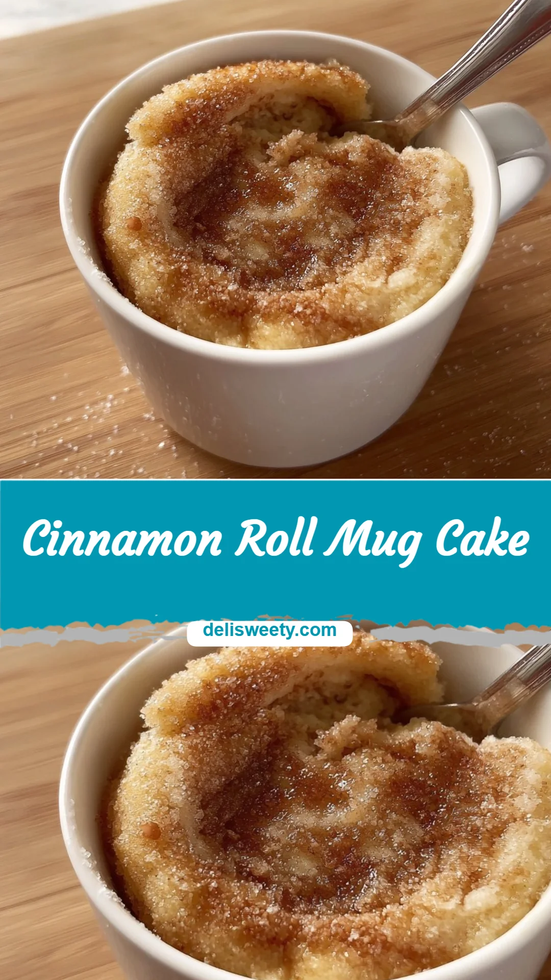 Cinnamon Roll Mug Cake