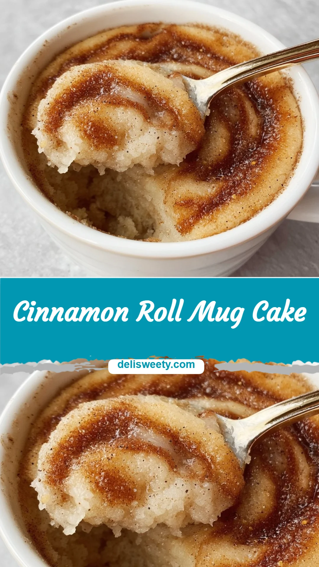 Cinnamon Roll Mug Cake