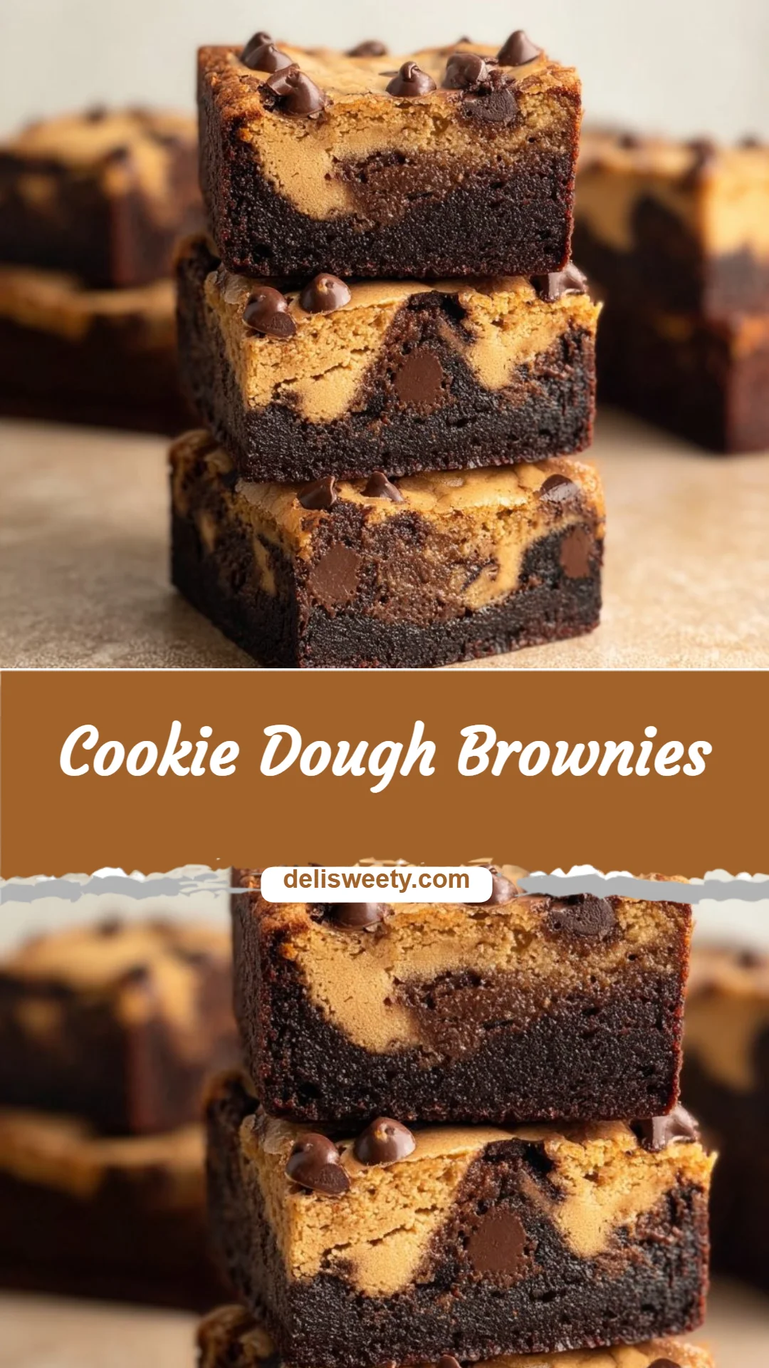Cookie Dough Brownies