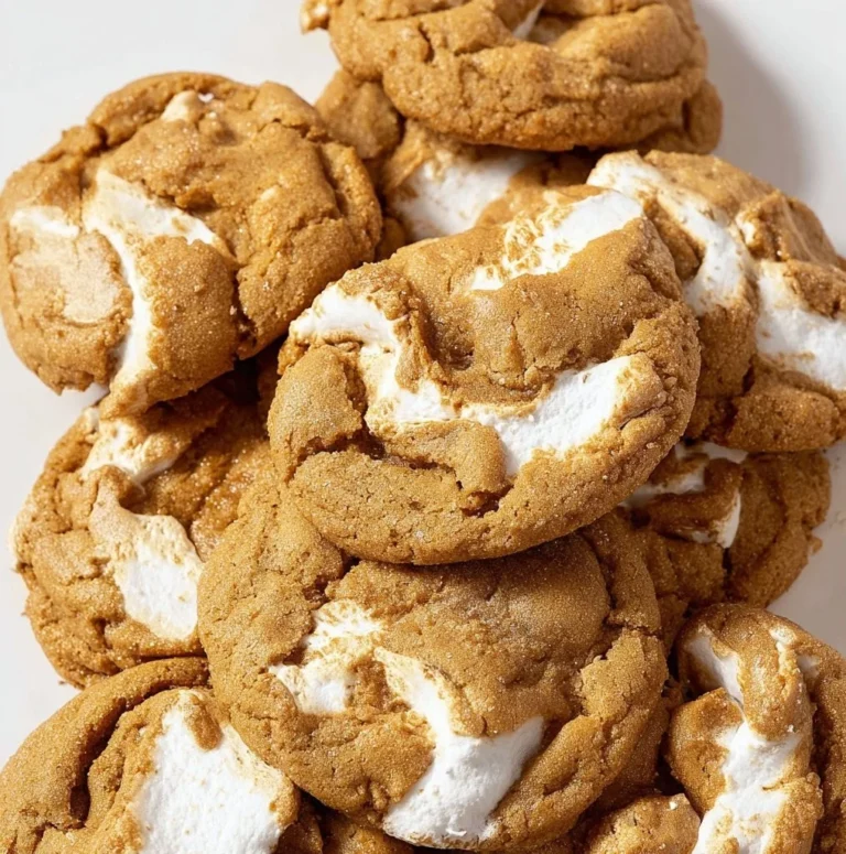 Delicious Fluffernutter Cookies with marshmallow, peanut butter, and chocolate