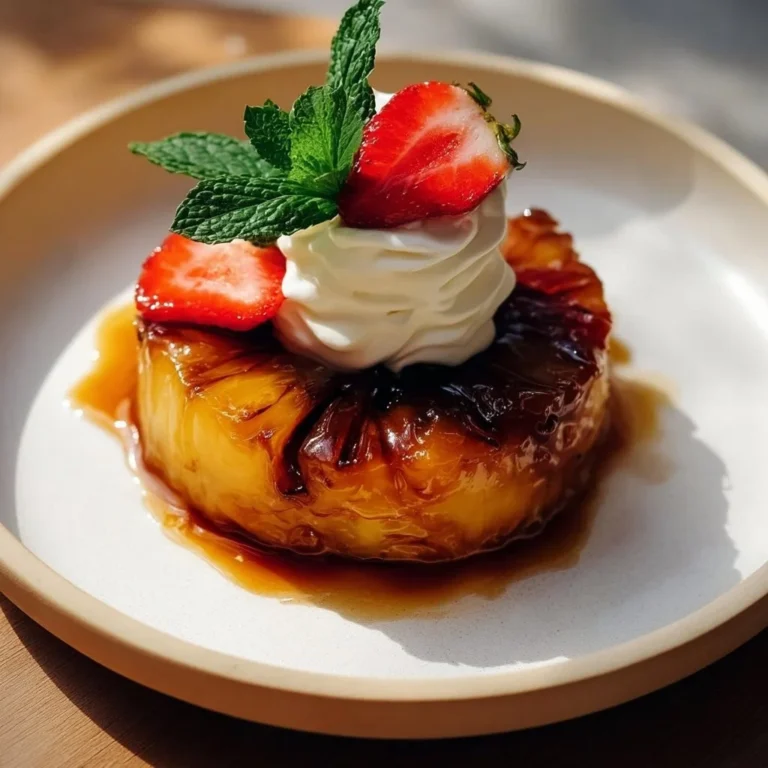 Deliciously grilled pineapple slices served on a plate