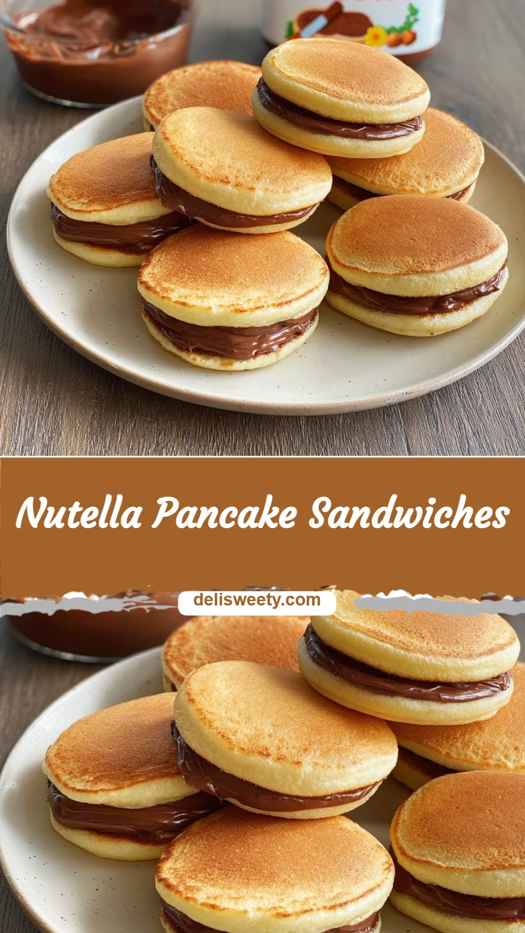 Nutella Pancake Sandwiches