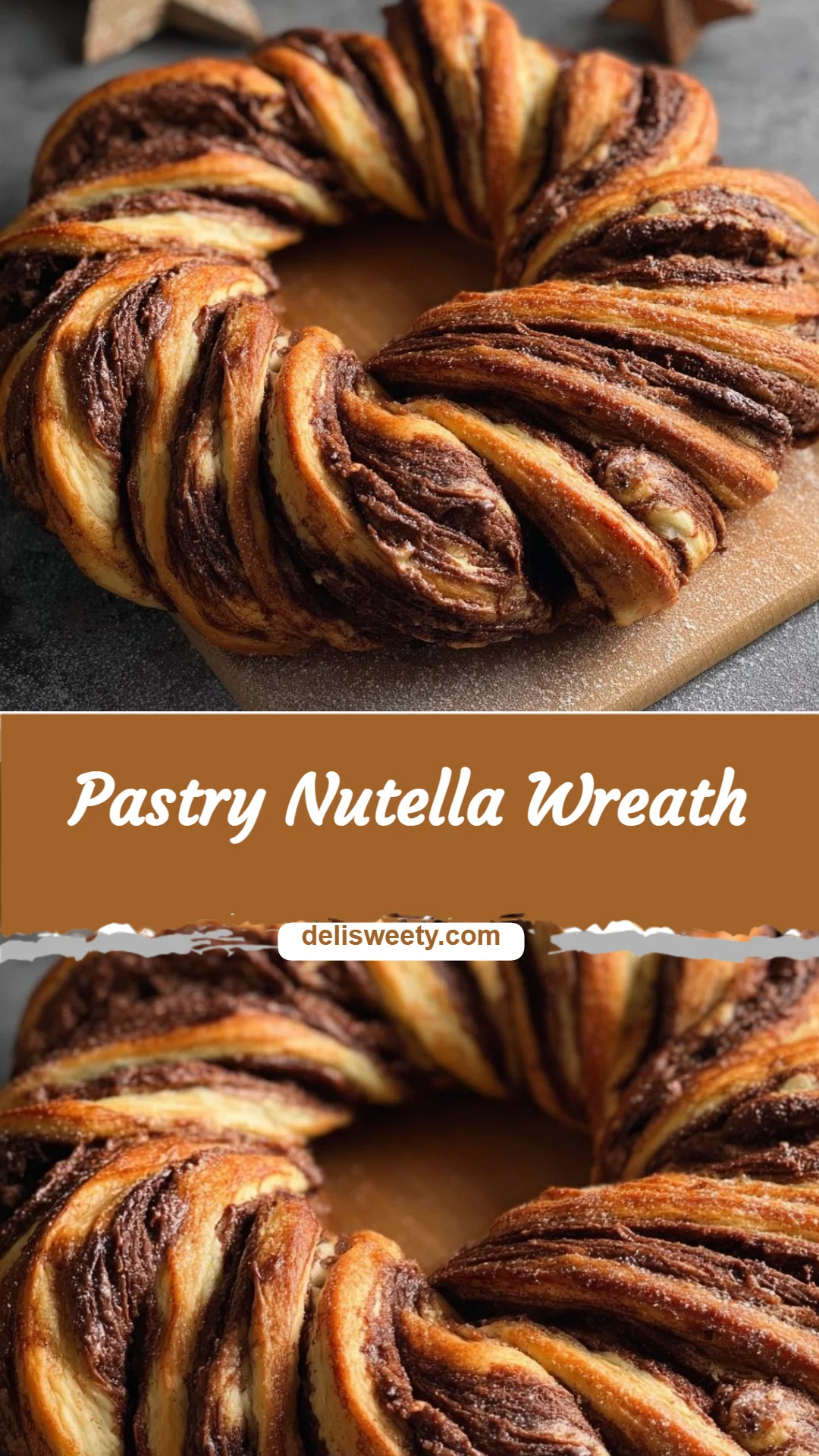 Pastry Nutella Wreath