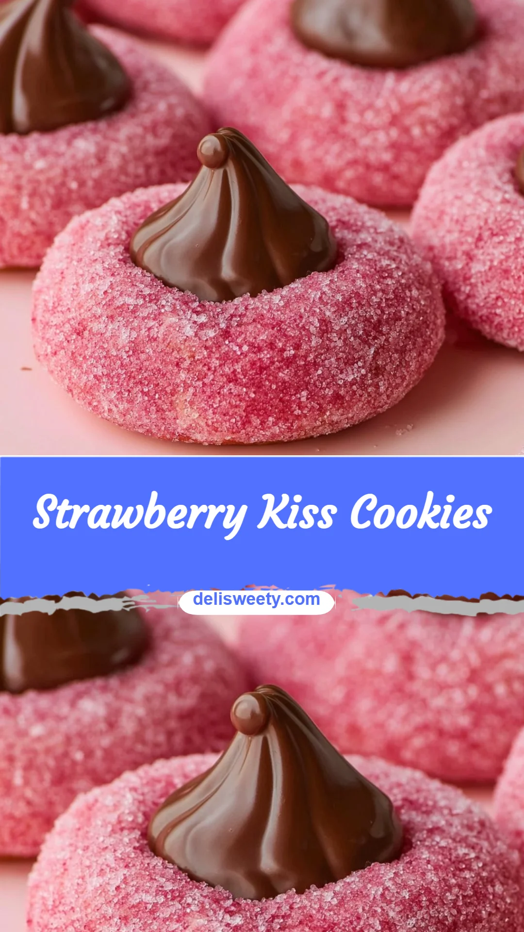 Strawberry Kiss Cookies