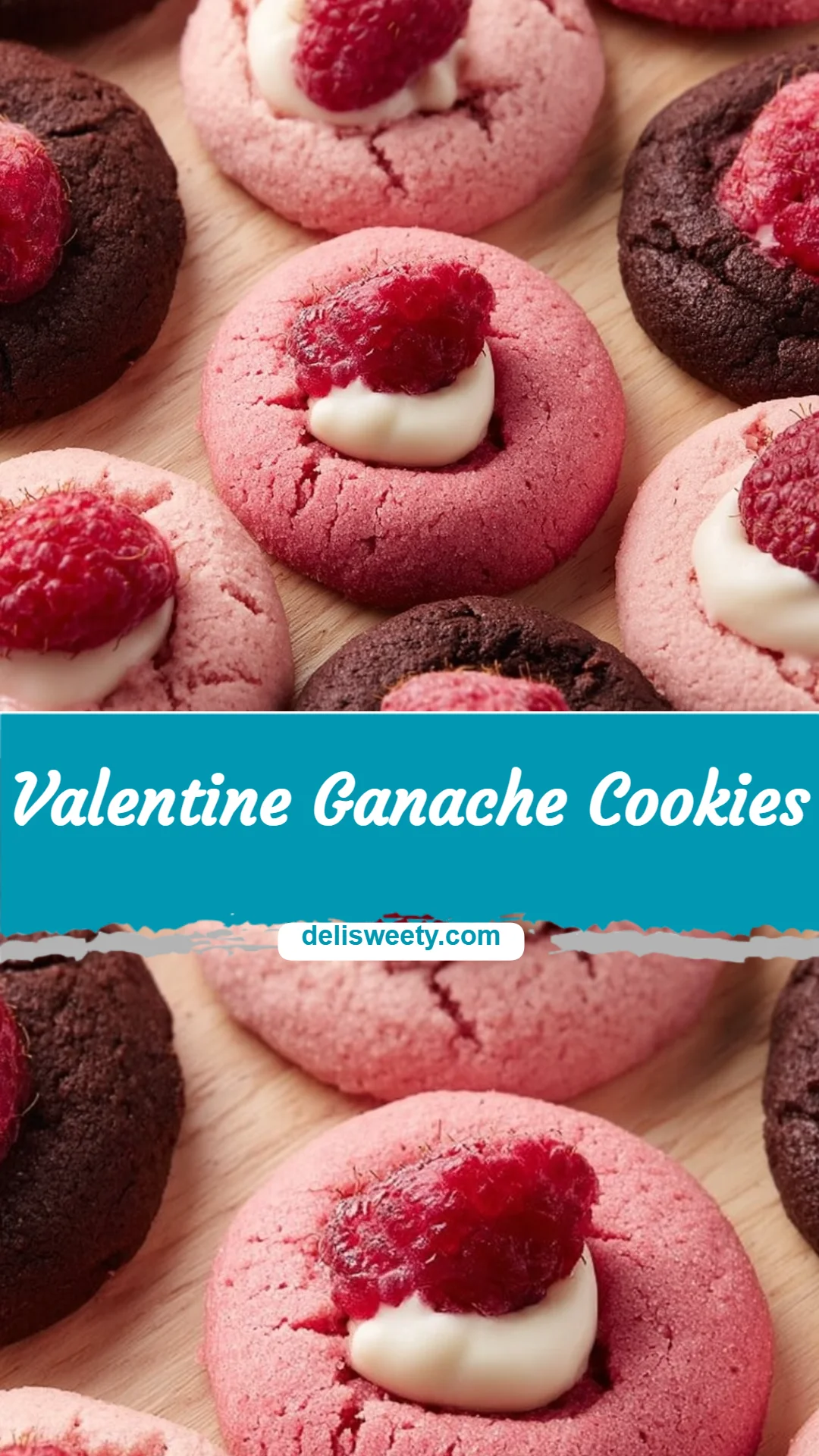 Valentine Ganache Cookies