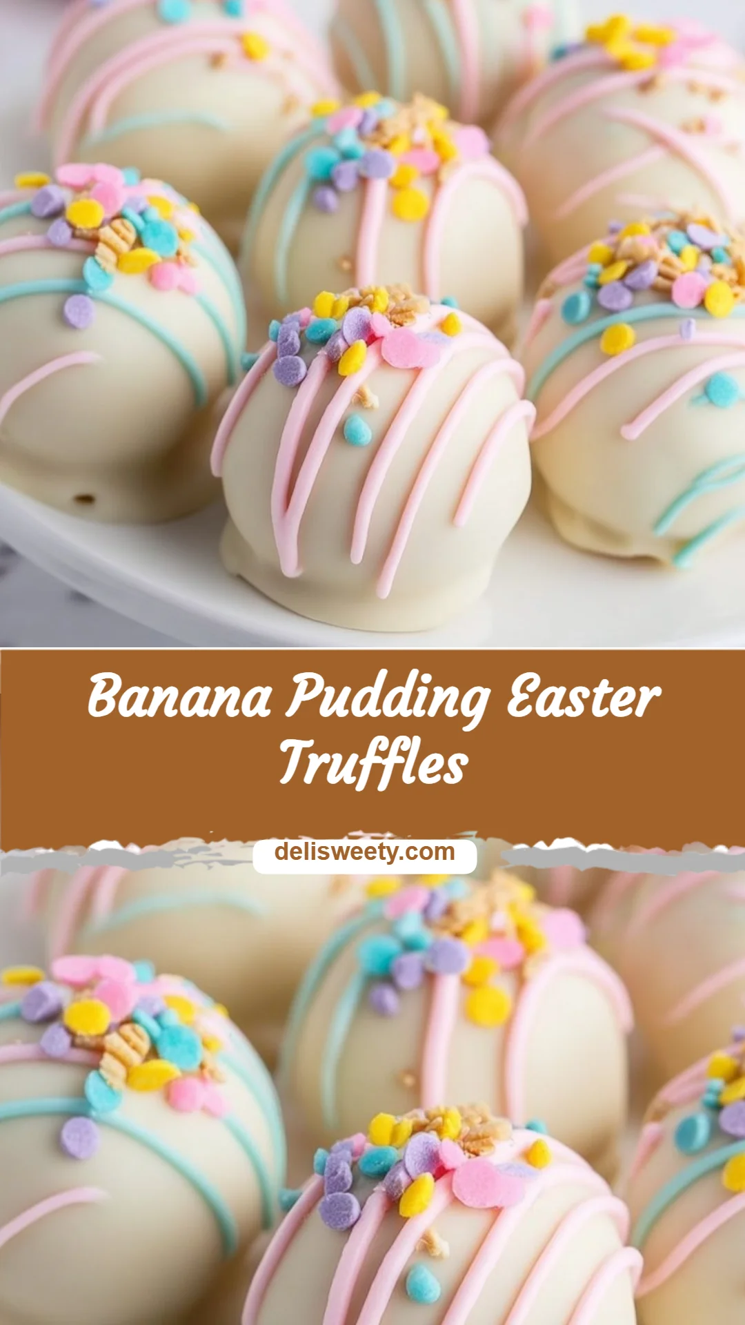 Banana Pudding Easter Truffles