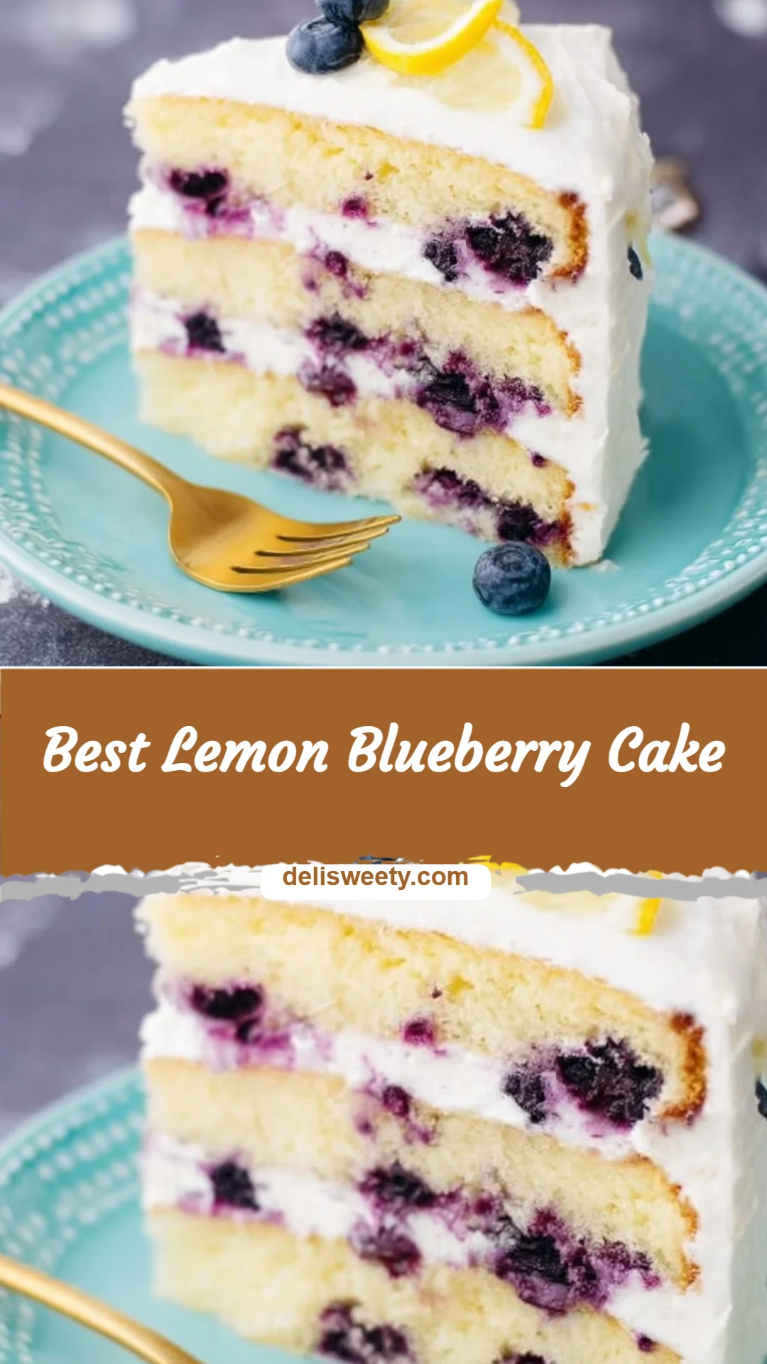 Best Lemon Blueberry Cake