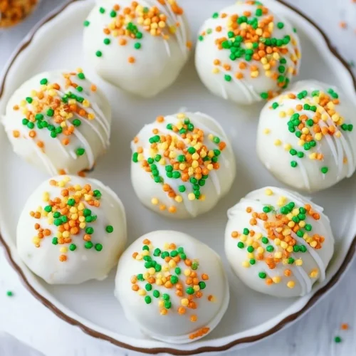 Delicious carrot cake truffles with cream cheese frosting