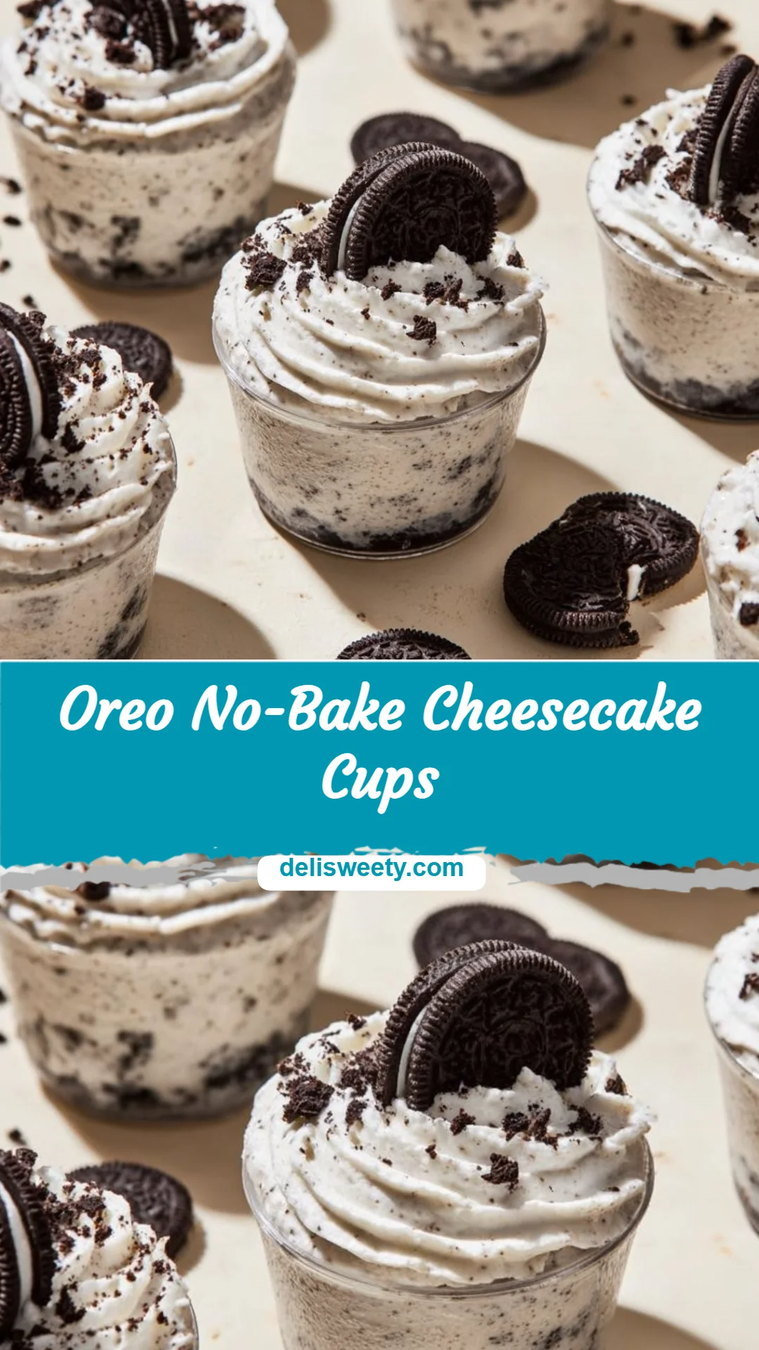 Oreo No-Bake Cheesecake Cups