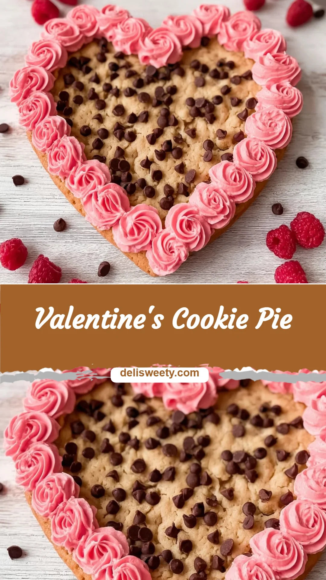 Valentine's Cookie Pie