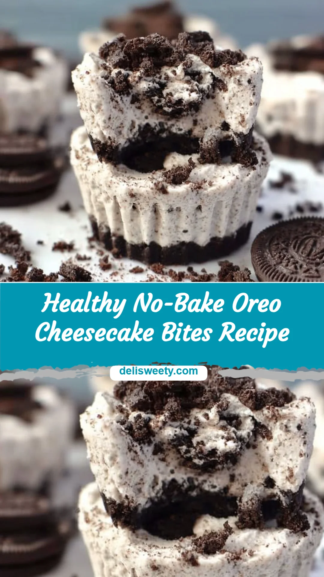 Healthy No-Bake Oreo Cheesecake Bites Recipe