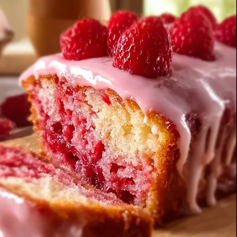 Delicious homemade Strawberry Honeybun Cake topped with fresh strawberries