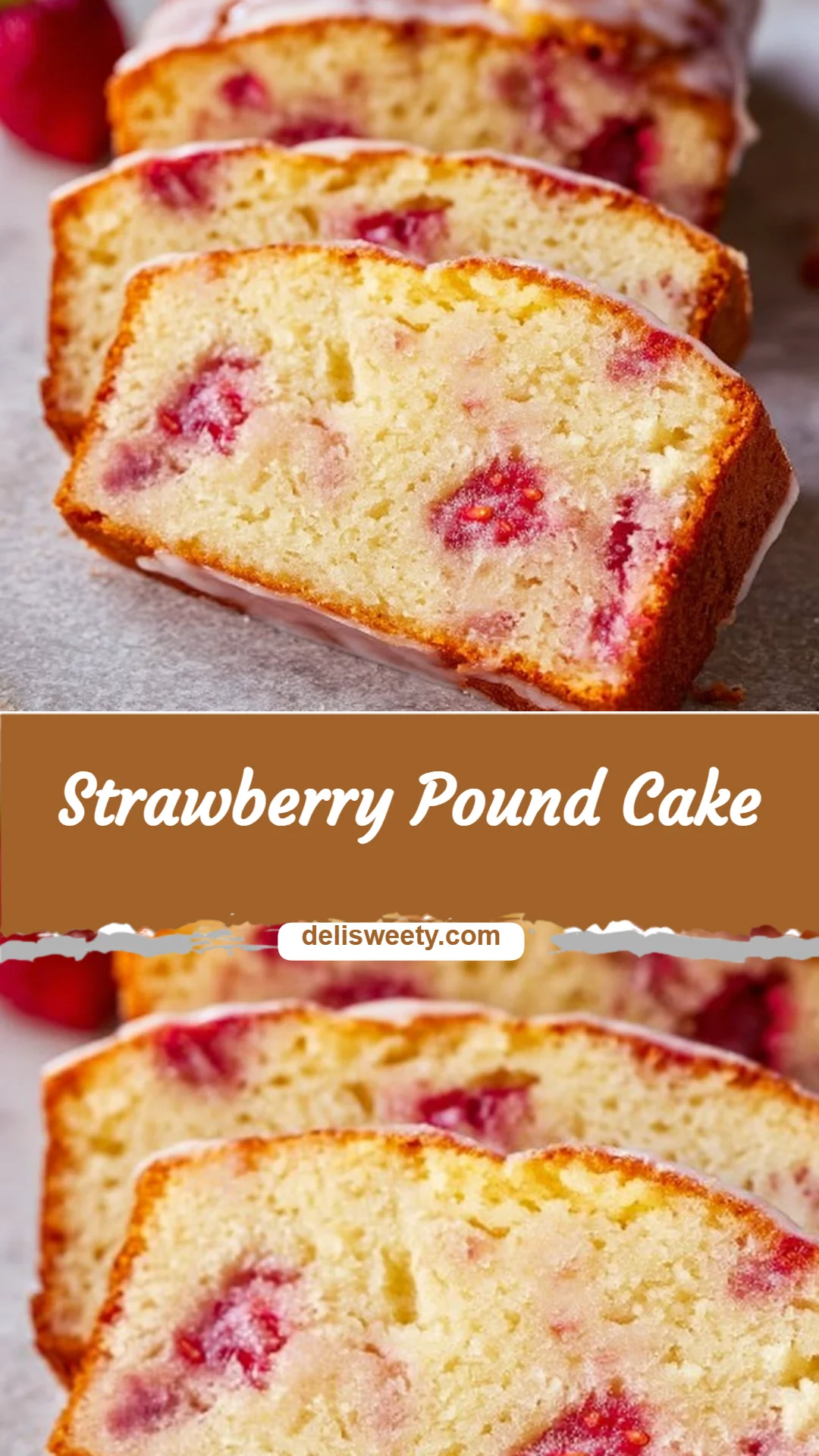 Strawberry Pound Cake